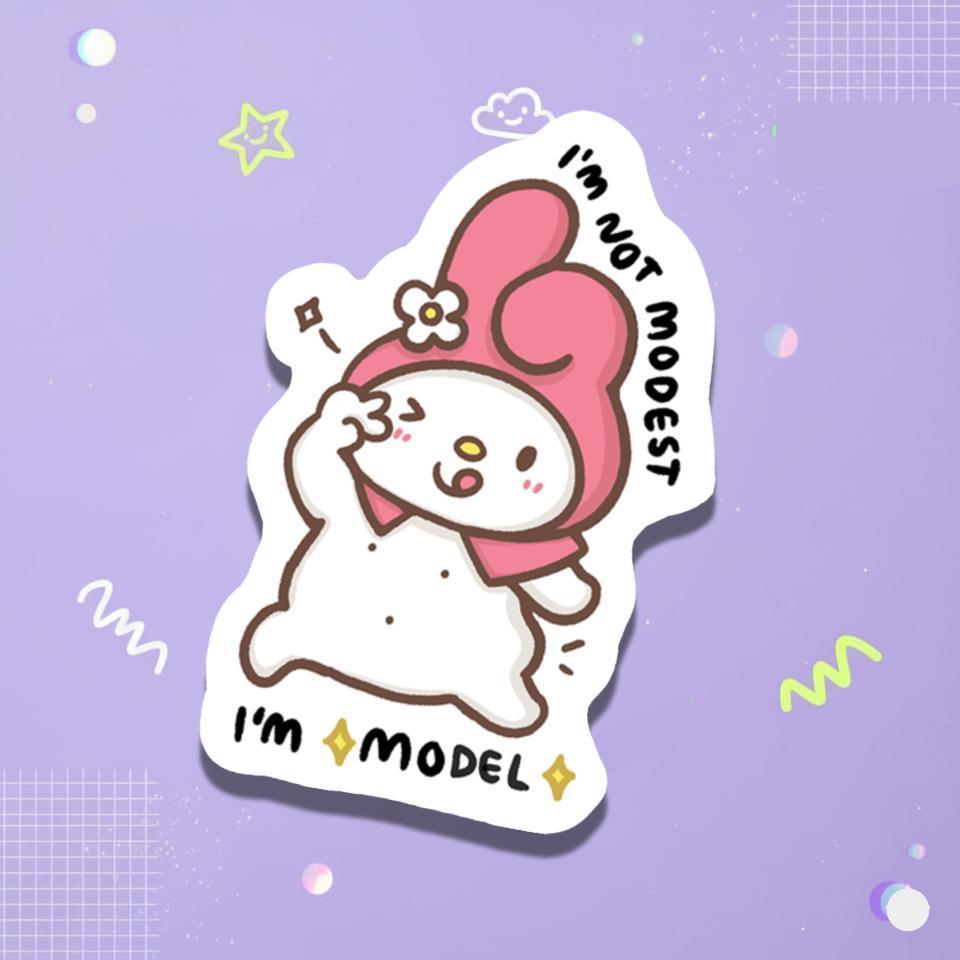 Sass-rio Sticker - I'm not modest, I'm model