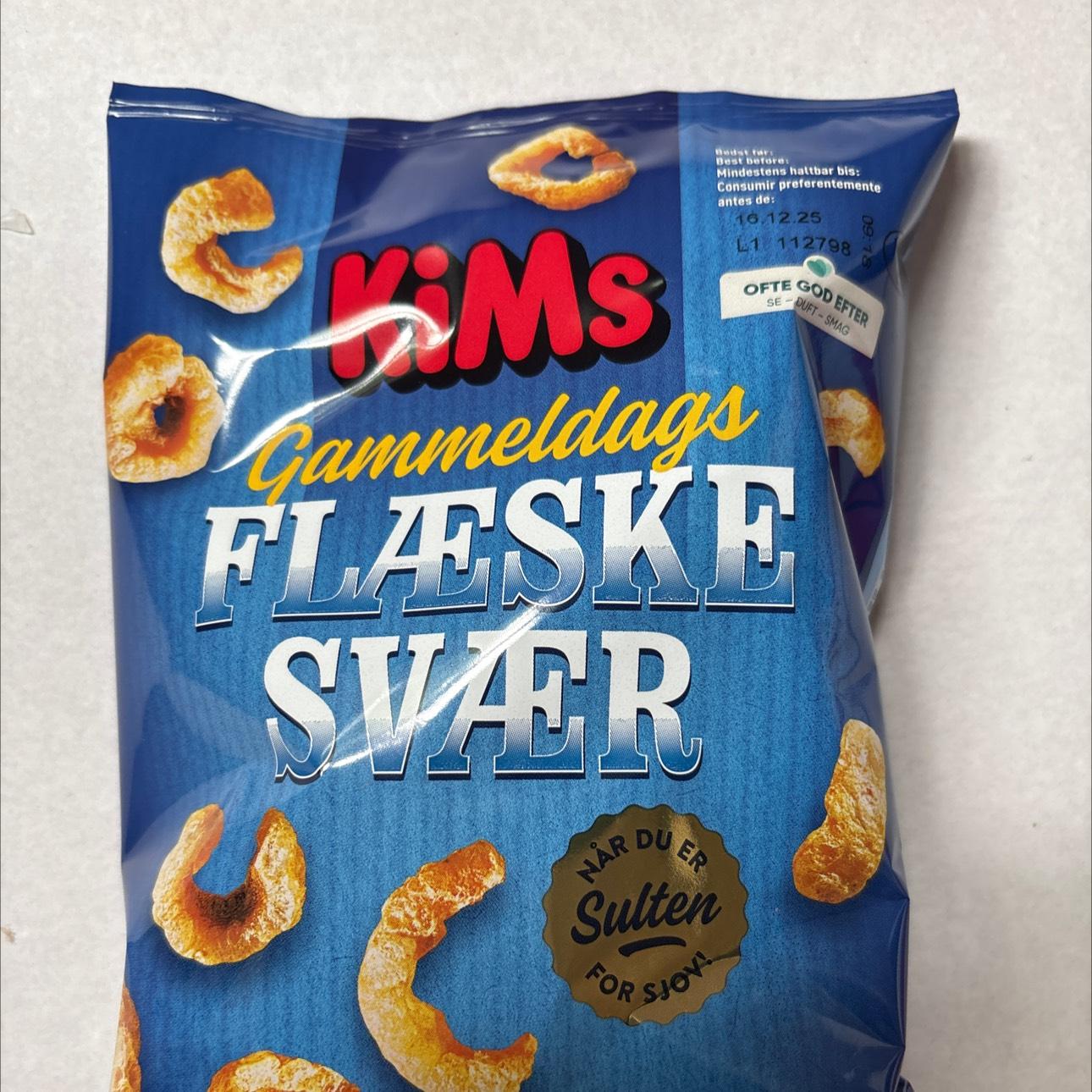 KIMS Pork Rind Flæskesvær Chips 60g