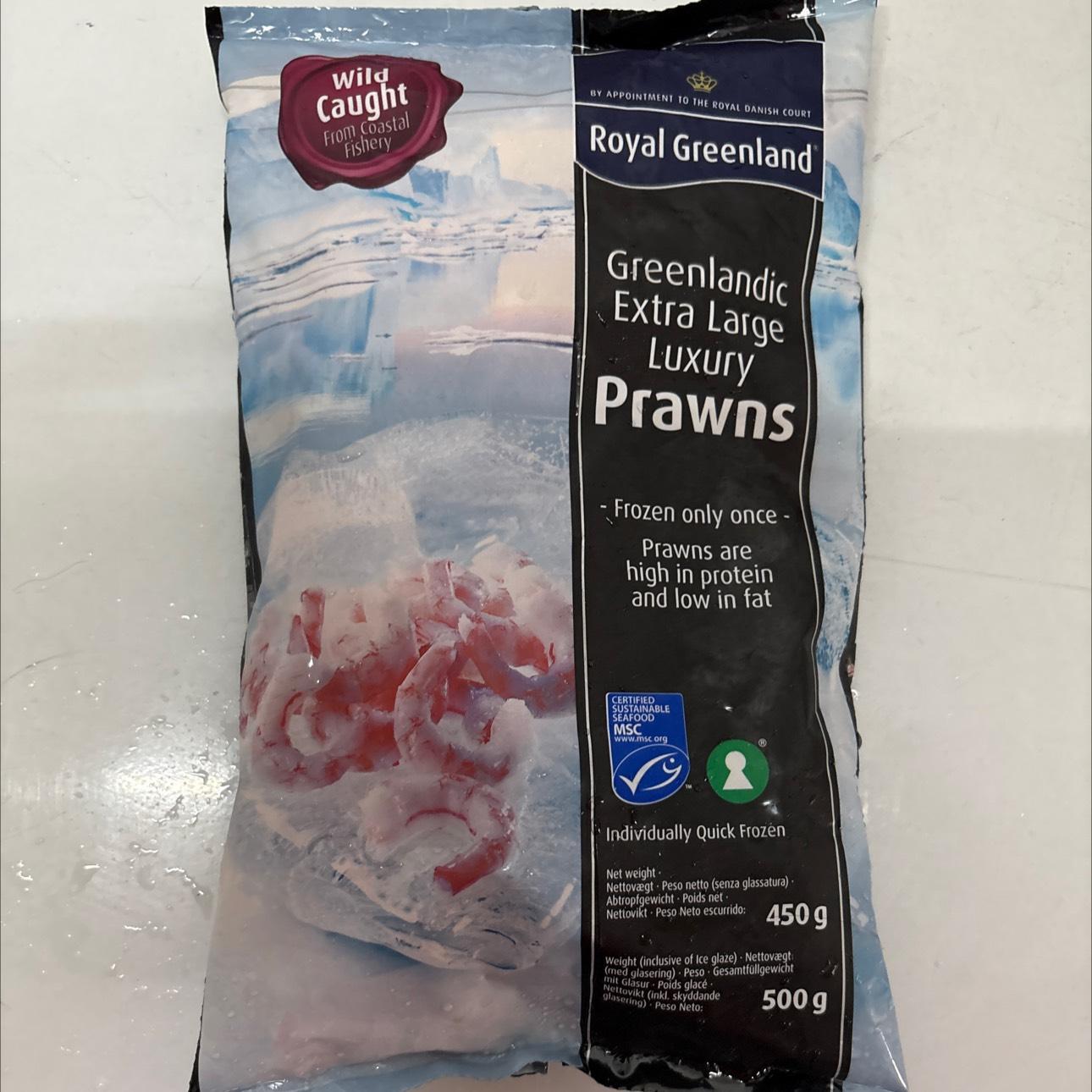 Shrimps peeled 500g.