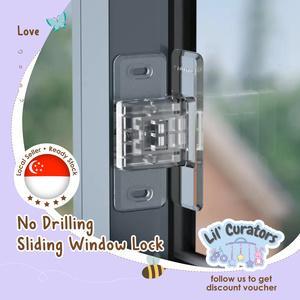 No Drill Sliding Window Lock