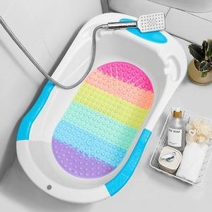 Bath Mat-Rainbow-Bump Surface-24.5cm x 42.5