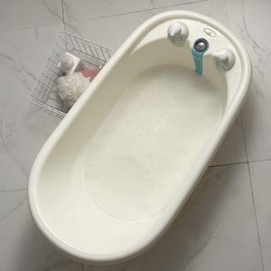 Bath Mat-White Flat Surface-24.5cm x 42.5