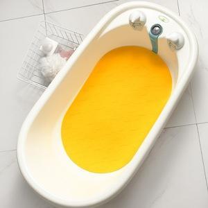 Bath Mat-Yellow-Flat Surface-34cm x 58cm