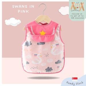 Bib-Swans in Pink
