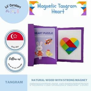 Magnetic Tangram-Love-8pc,96qs