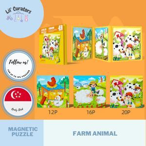 Magnetic Puzzle-Lvl 2-Farm Animal
