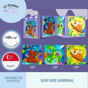 Magnetic Puzzle-Lvl 3-Safari Animal