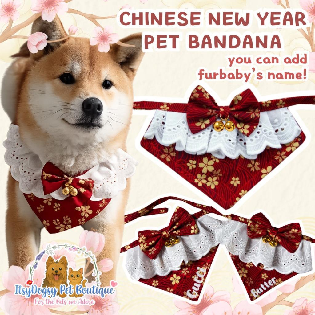 Chinese New Year Pet Bandana
