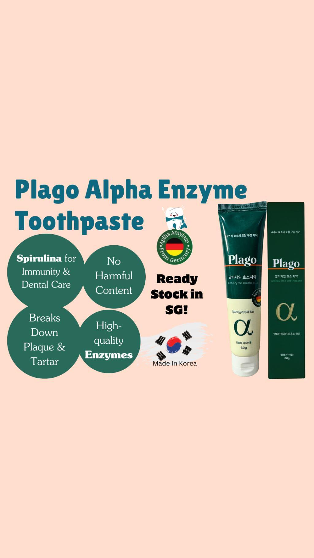 FITPET Plago Alpha Enzyme Dental Pet Toothpaste for Cats & Dogs from Korea [SG Authorized Distributor & Stock]