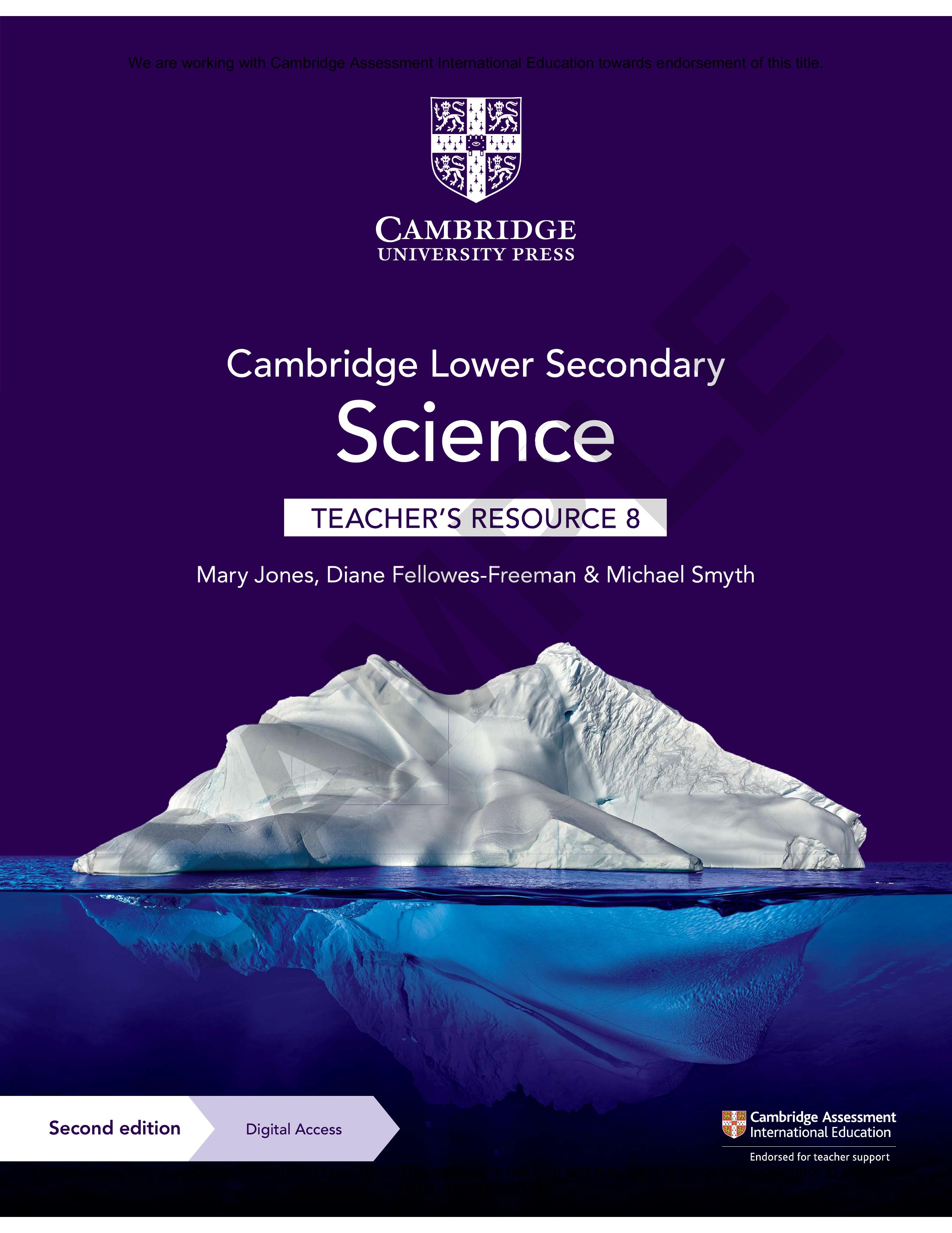 Cambridge Lower Secondary Science Teacher's Resource with Digital Access Stage 8