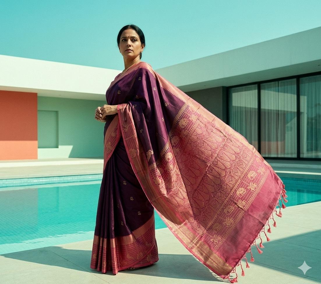 Soft Pure Kanchipuram Silk Saree