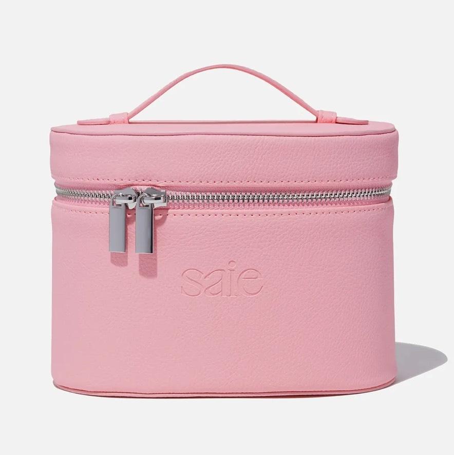 SAIE The Mini Vanity Case in Pink
