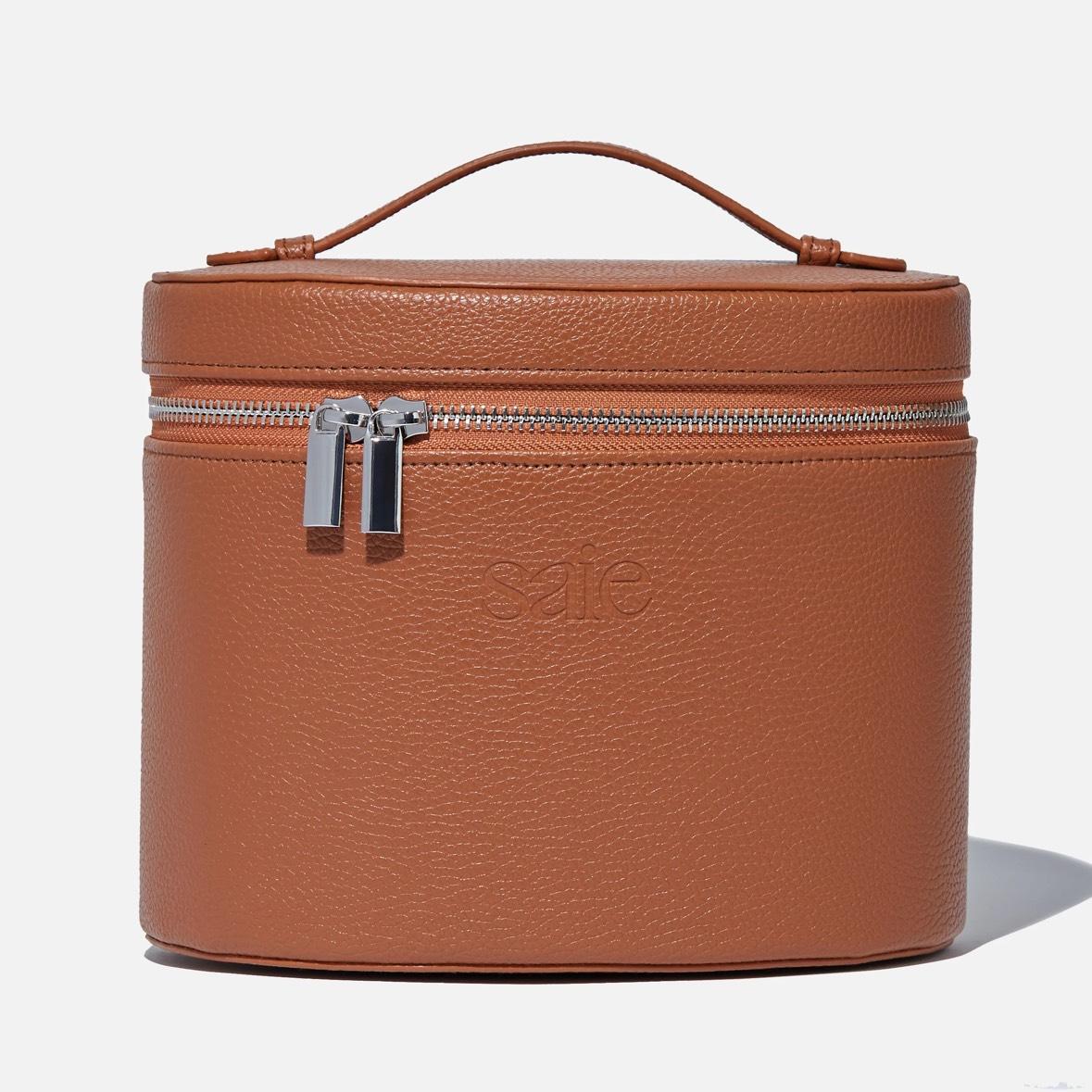 SAIE The Vanity Case in Brown