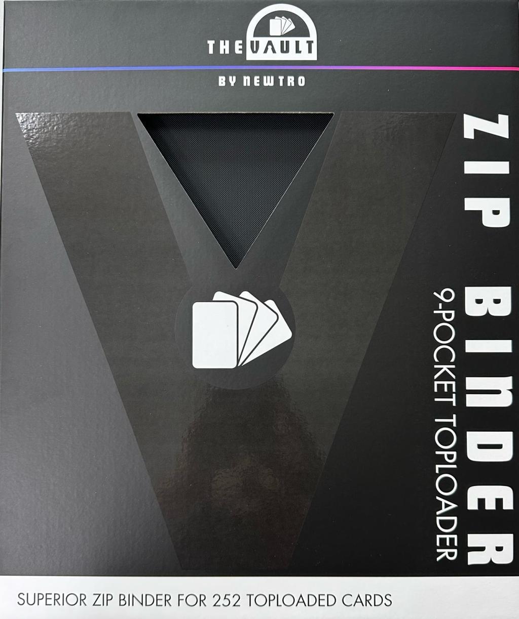 The Vault Zip Binder (9-Pocket Toploader Binder)