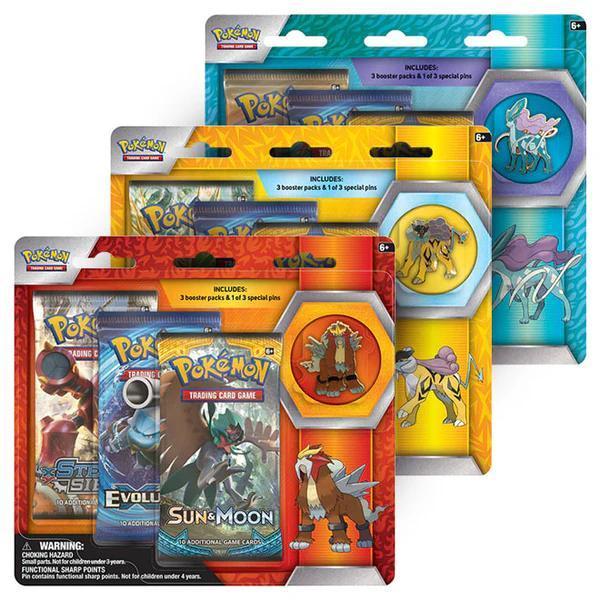 Legendary Beasts 3 Pack Pin Blister