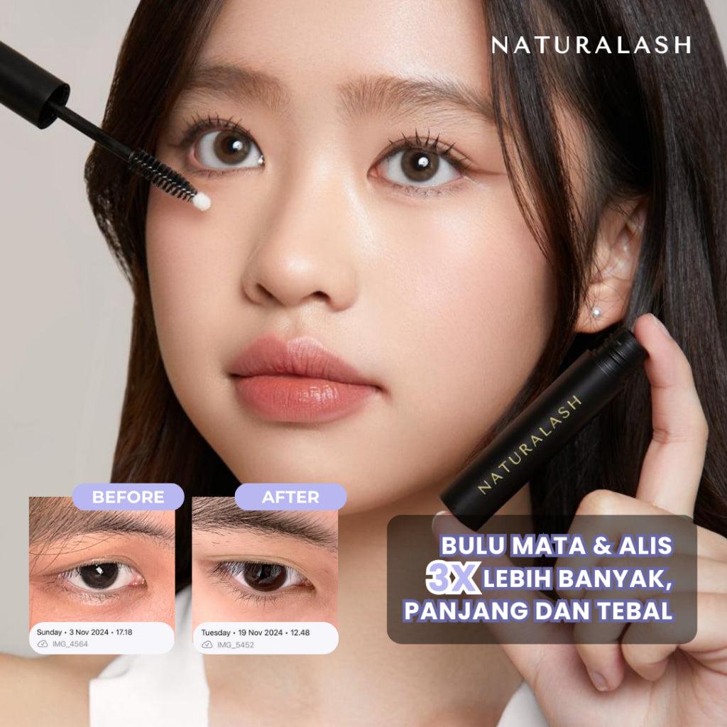 Naturalash Concentrated Lash & Brow Serum (No.1 Serum Penumbuh Bulu Mata dan Alis) with Rosemary Oil by Naturalens | Eyelash