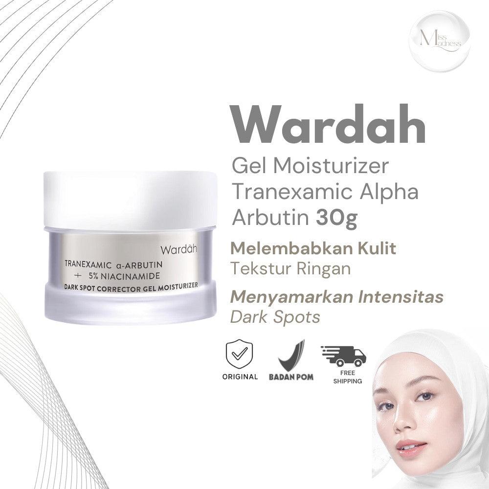 NEW! WARDAH Tranexamic a-Arbutin + Niacinamide Alpha Arbutin Dark Spot Corrector Gel Moisturizer 30gr Pelembab Wajah - Melembap…