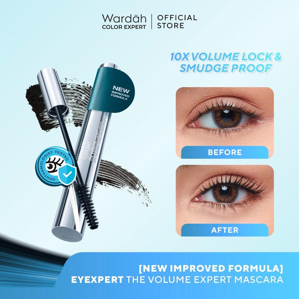 WARDAH EyeXpert The Volume Expert Mascara - Makeup - Maskara - Maskara Waterproof Anti Air - Maskara Waterproof Tahan Air - Mas…