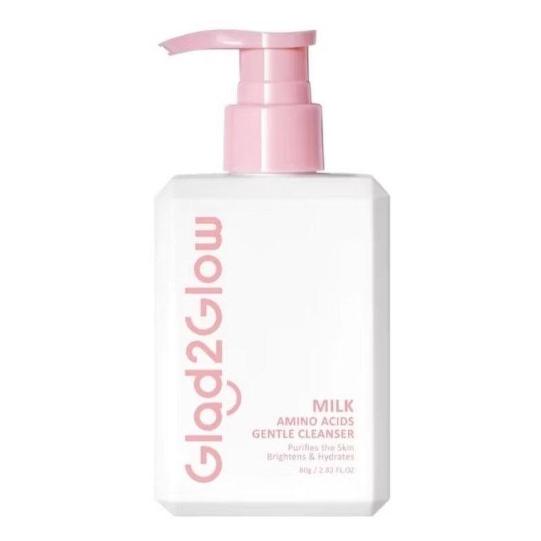 Glad2Glow Milk Amino Acids Pembersih Wajah 80 g