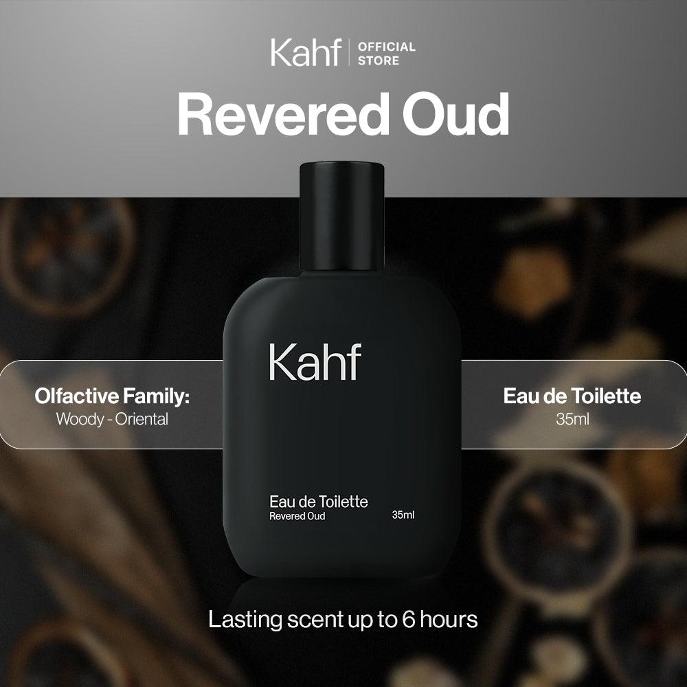 Kahf Revered Oud Eau De Toilette 35 ml Long-Lasting Fragrance (EDT) - Perfume Scent Inspired by Nature (Oud and Amber Scent) -…