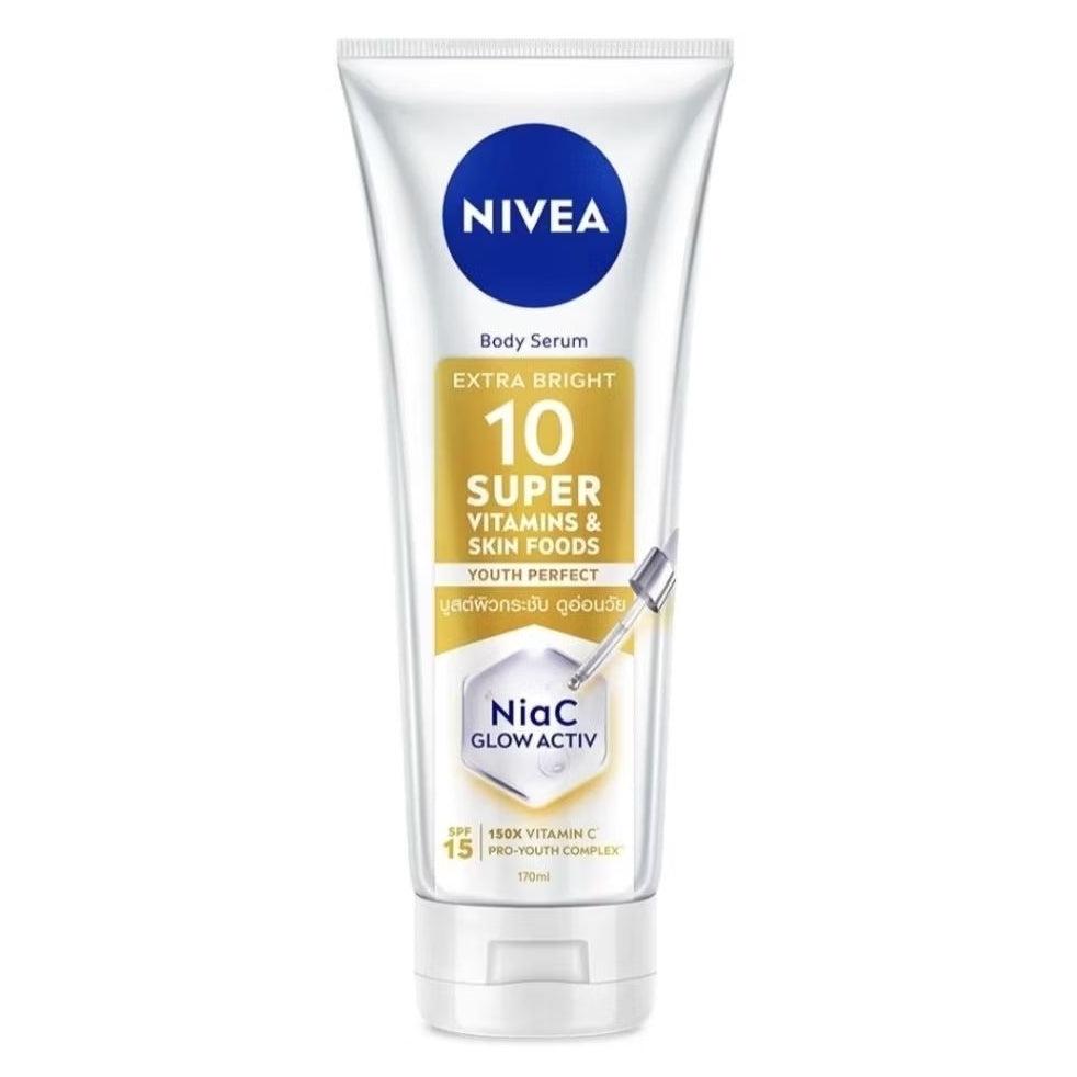 Nivea Extra Bright Serum Tubuh Super Vitamin Youth Perfect 170 ml