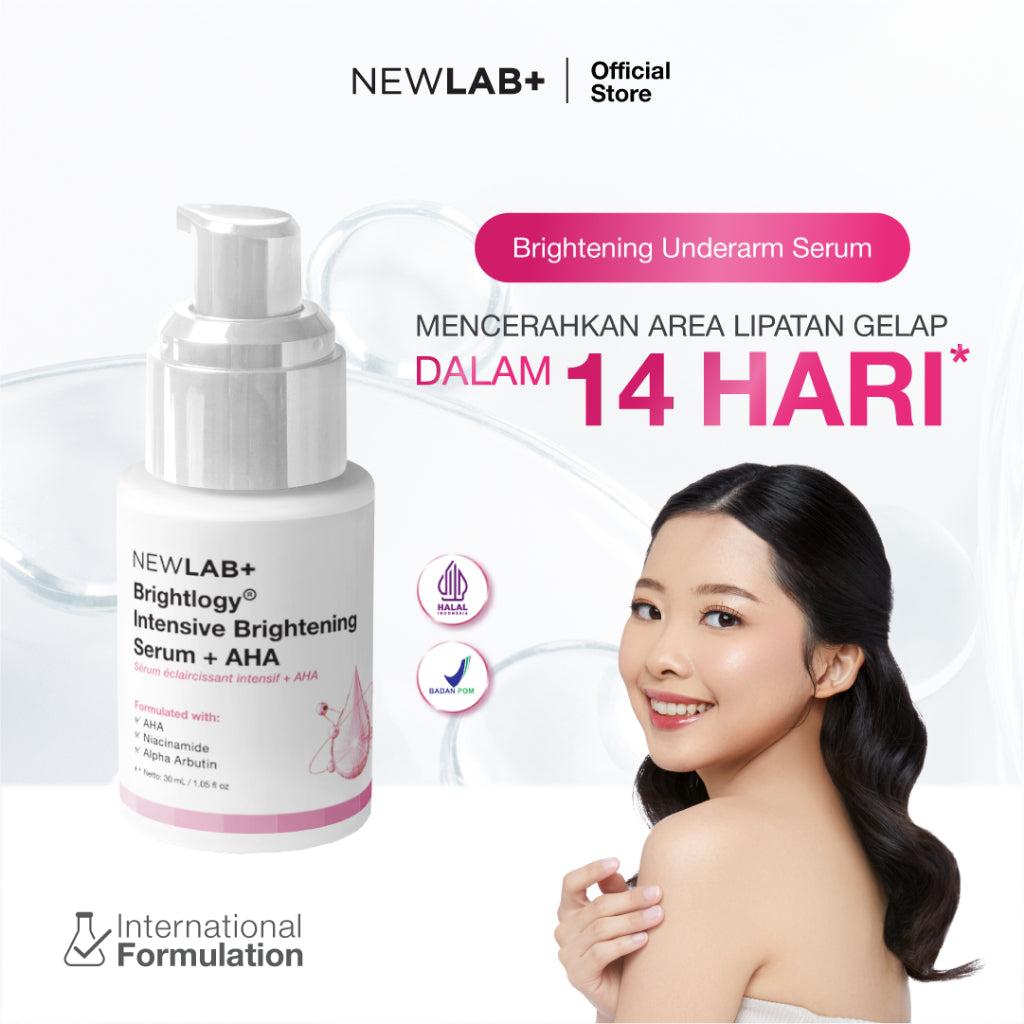 NEWLAB Brightlogy Brightening Serum + AHA Pencerah | Scrub Ketiak | Serum Ketiak |Cream Ketiak | Body Care untuk Memutihkan 30m…