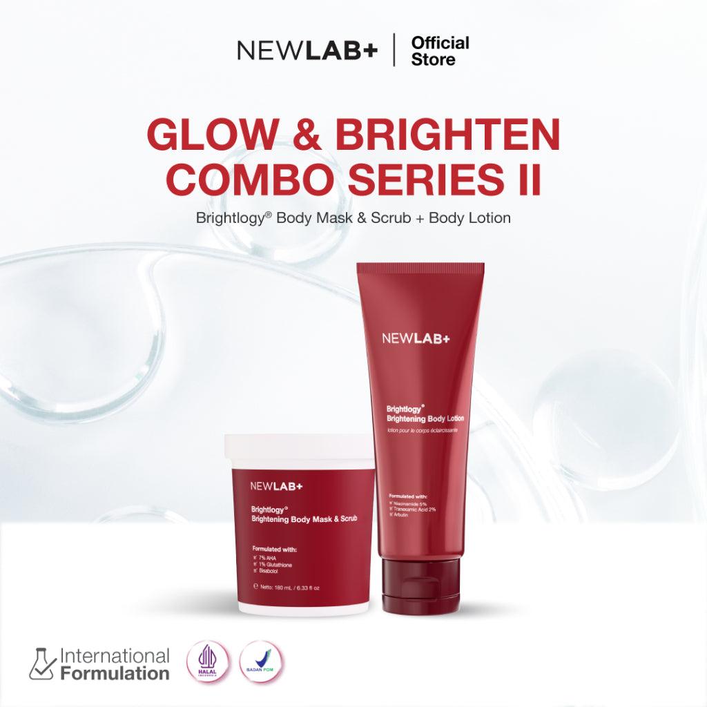 NEWLAB Glow & Brighten Combo Series | Brightlogy Body Mask & Scrub + Body Lotion | Body Care | Paket Perawatan Badan | Body Scr…