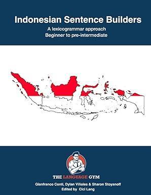 The Language Gym Indonesian Sentence Builders Beginner Student Book