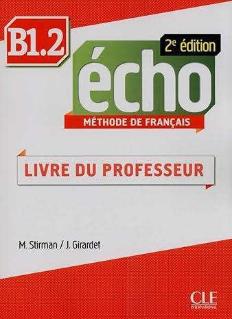 ECHO B1.2 GUIDE PEAGOGIQUE