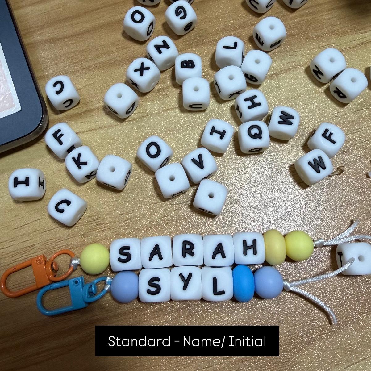 Handmade Teething Beads Keychain
