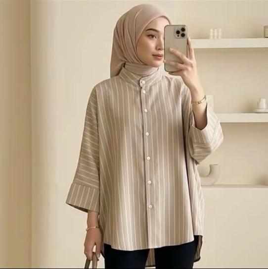 Latte (Gap Stripe blouse)