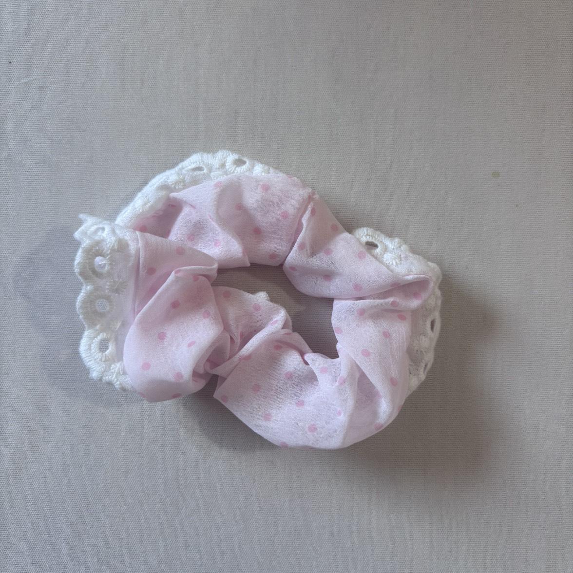 Scrunchie Red (chiffon) Big