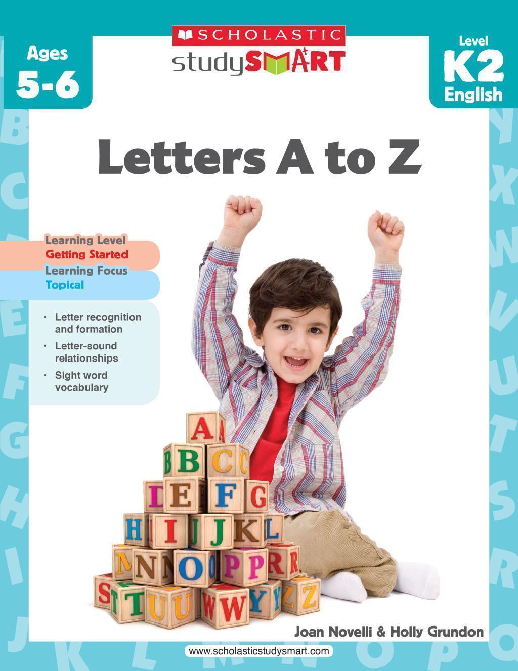 Scholastic Study Smart K2: Letters A to Z [Activity Book] [Paperback]