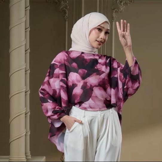 Prugna (Chiffon Crop Top)