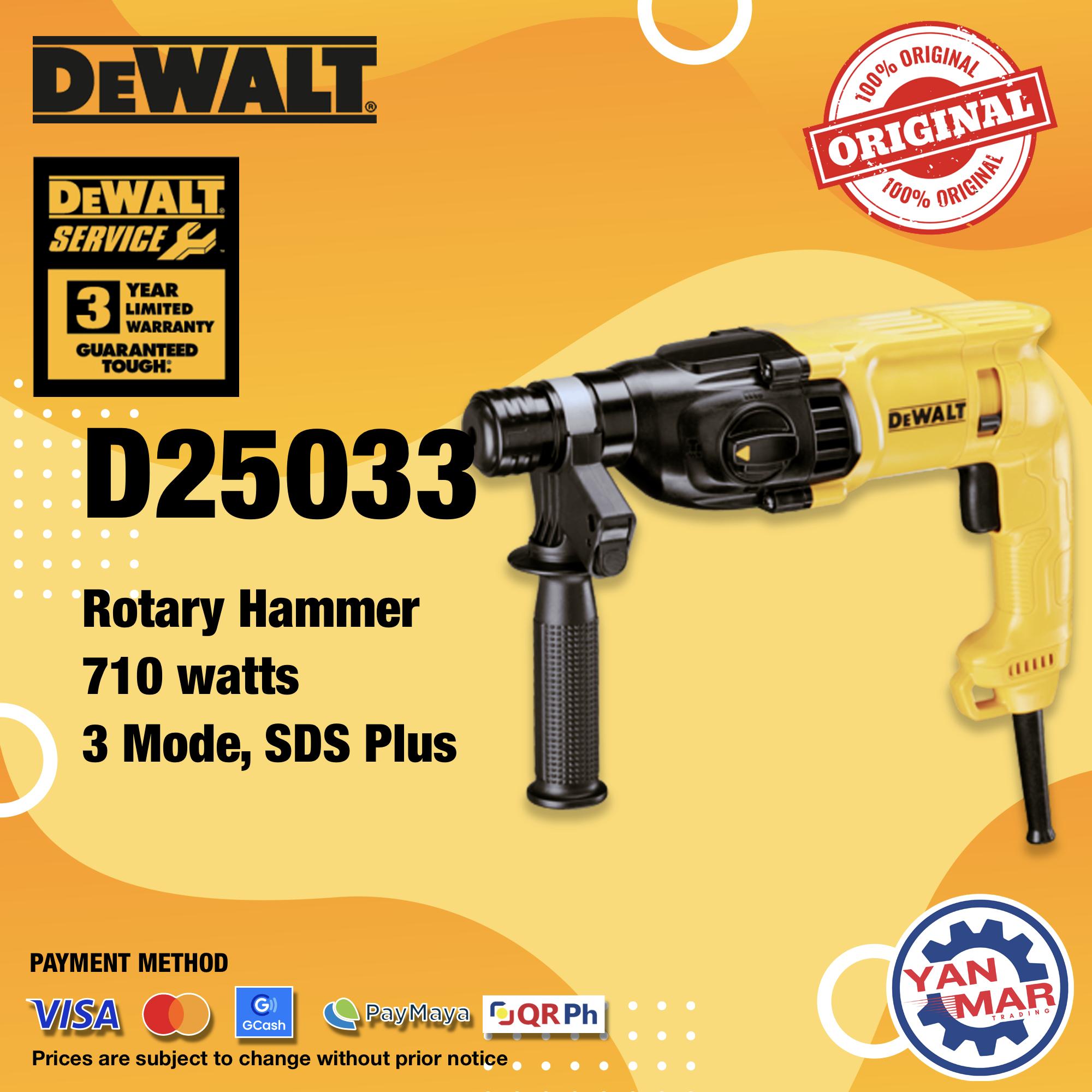DeWalt D25033K SDS Plus Rotary Hammer Drill