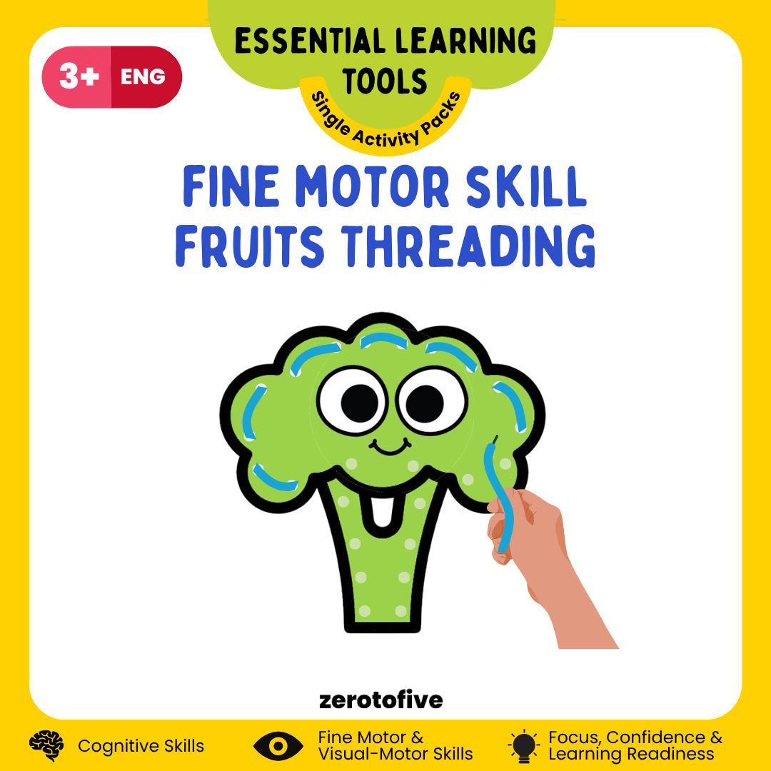 Fine Motor Skill Fruits Threading