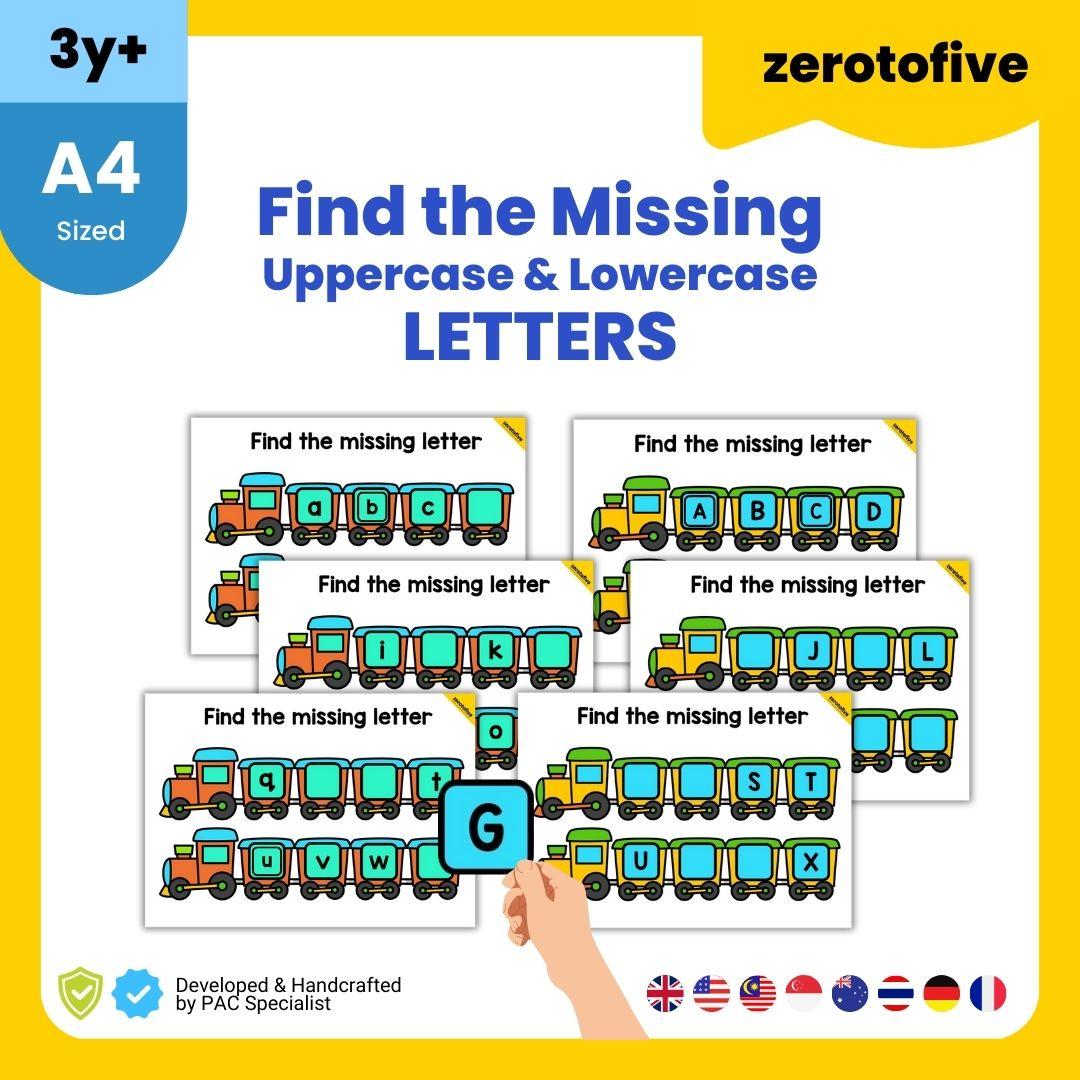 Find the Missing Letters Transportation Themed