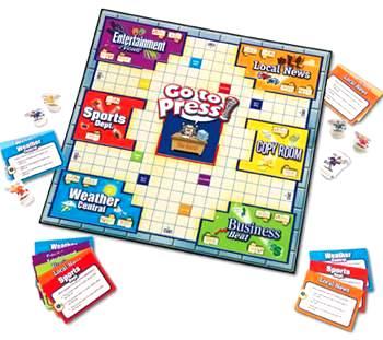 Go To Press!  A Grammar Game