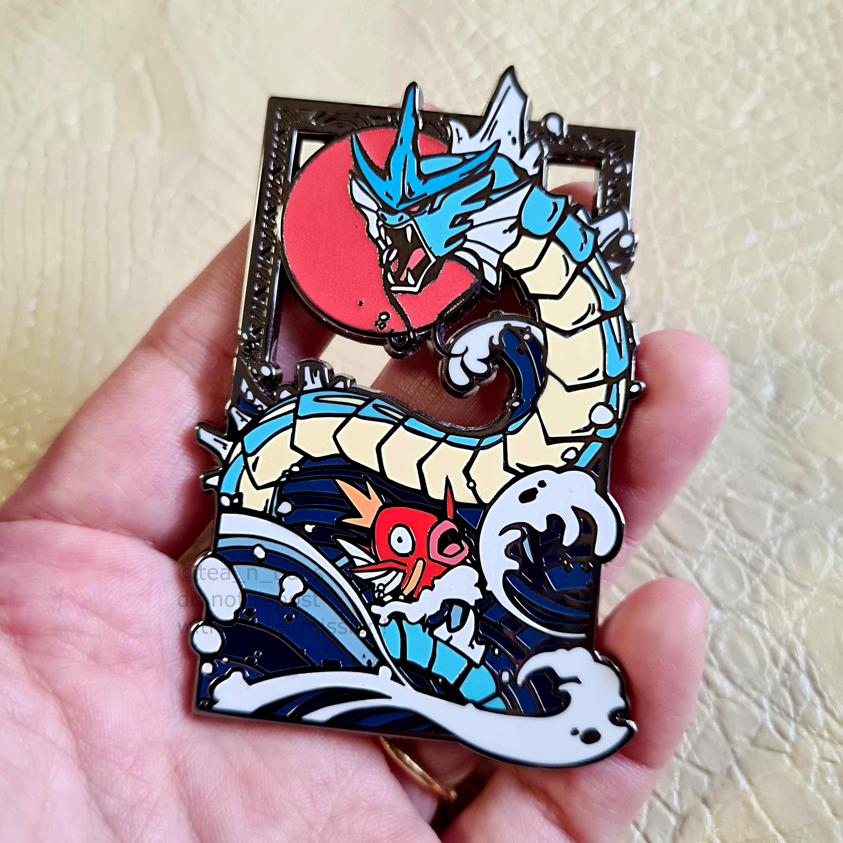 Rage Dragon Enamel Pin