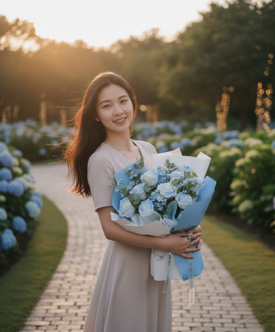 Icy Petals 冰蓝花瓣