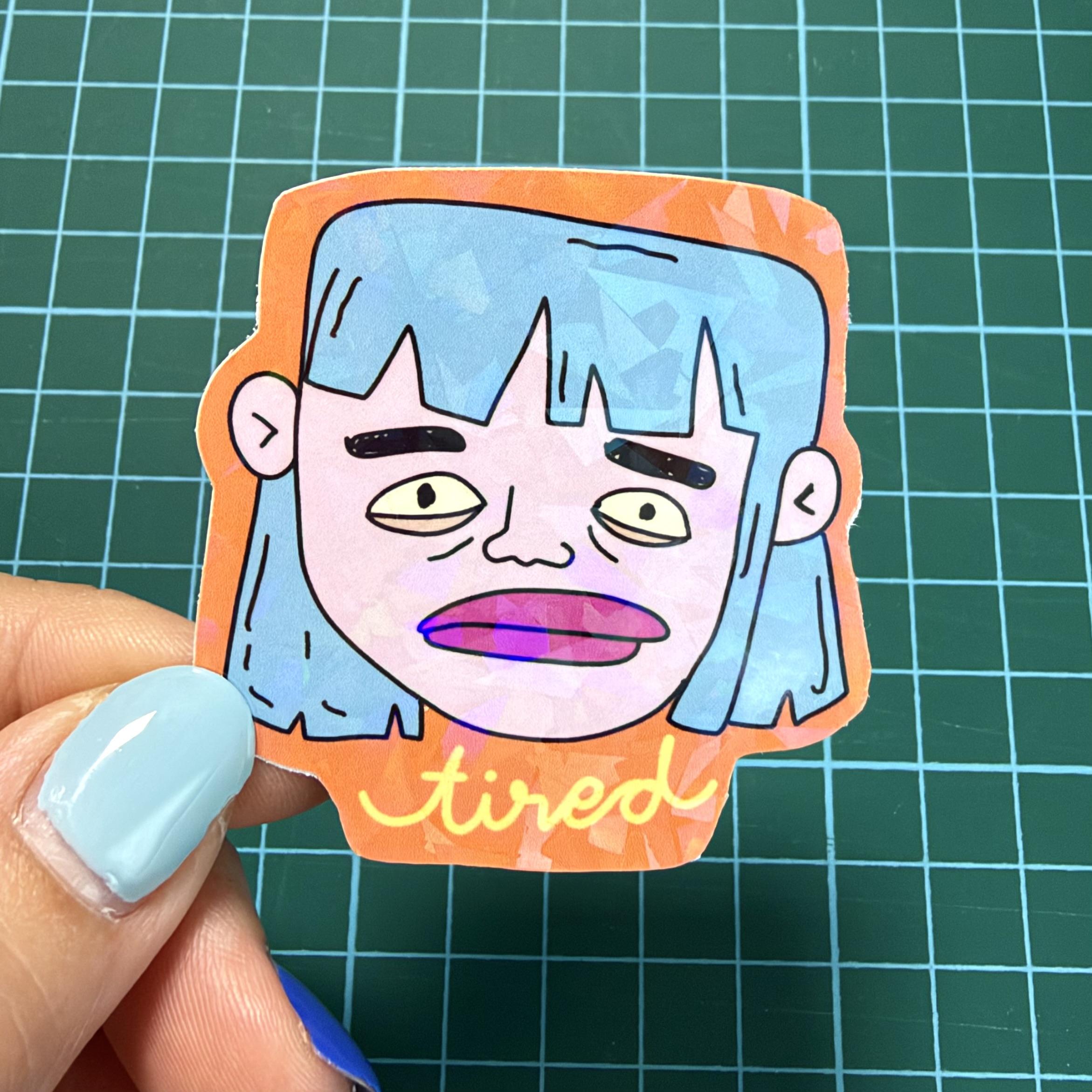 Tired 🥱 sticker