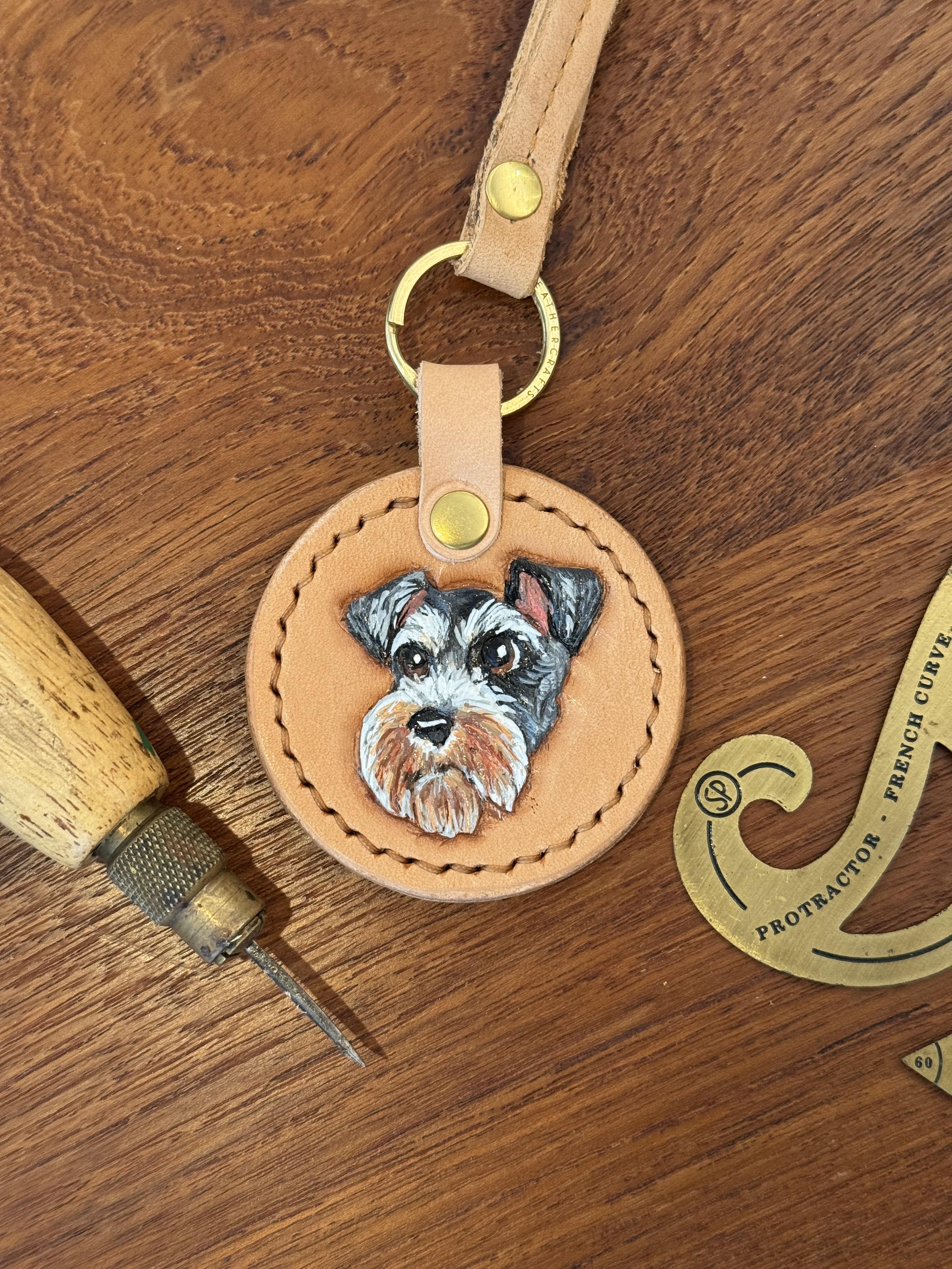Custom Pawtrait keychains
