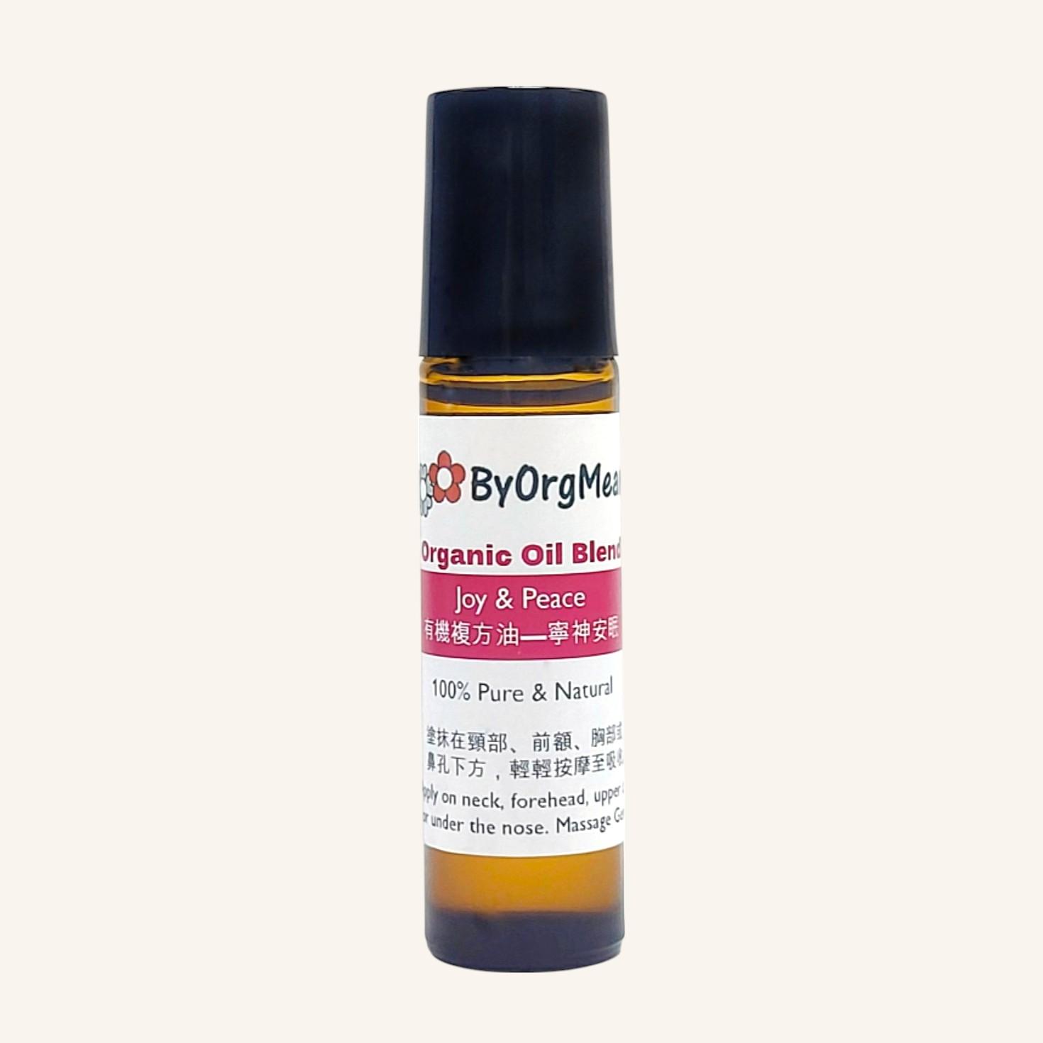 ByOrgMeans Organic Oil Blend - Joy & Peace 10ml Roll-On