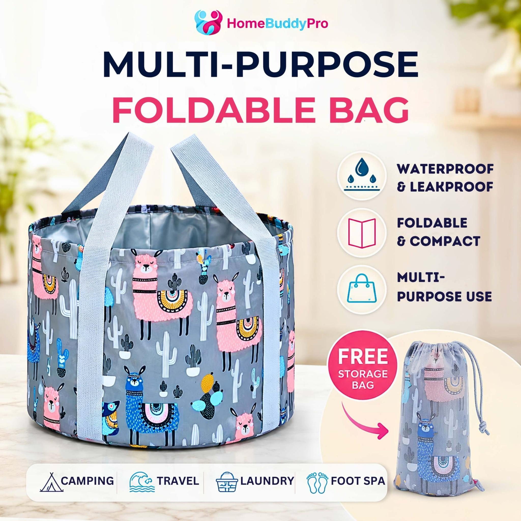 9. Foldable Bag Size