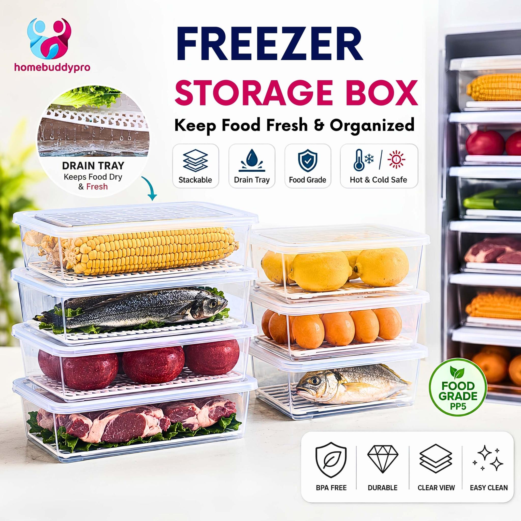 9. Freezer Box Size
