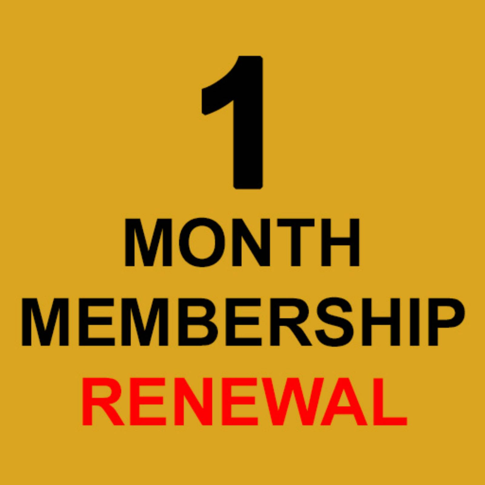 1 Month Gym Membership