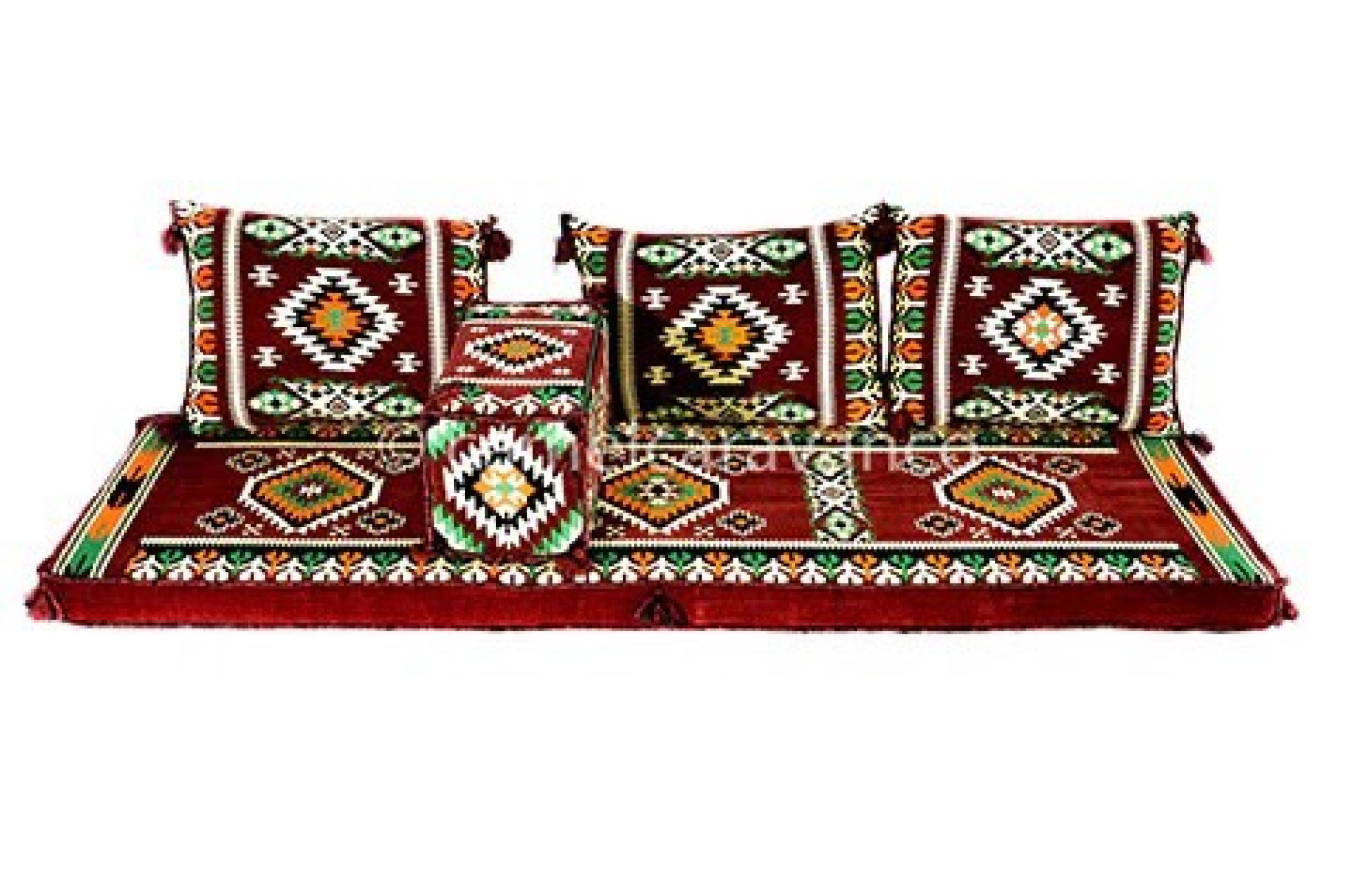 Syrian Star Majlis Set (Maroon)