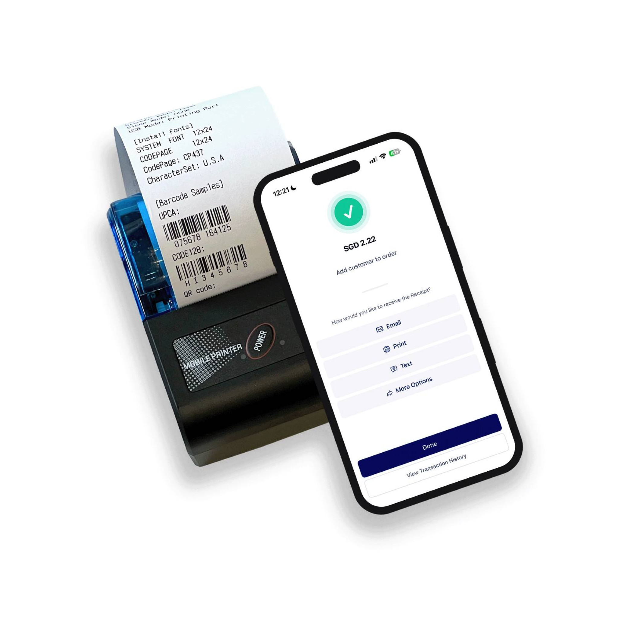 HitPay Bluetooth Printer (With 1 Free Paper Roll)