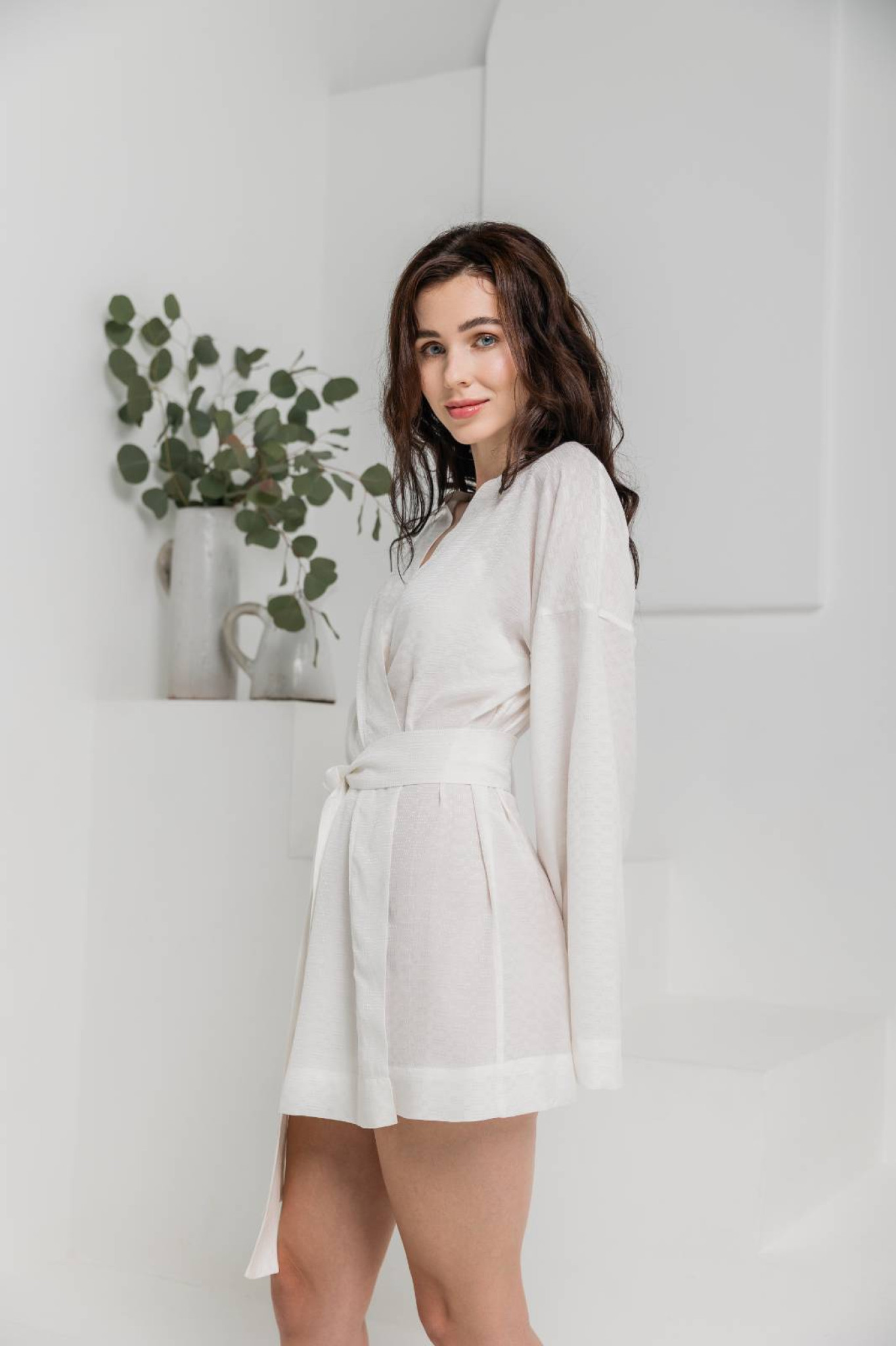Dressing Gown (Orange, Blossom Brilliance)