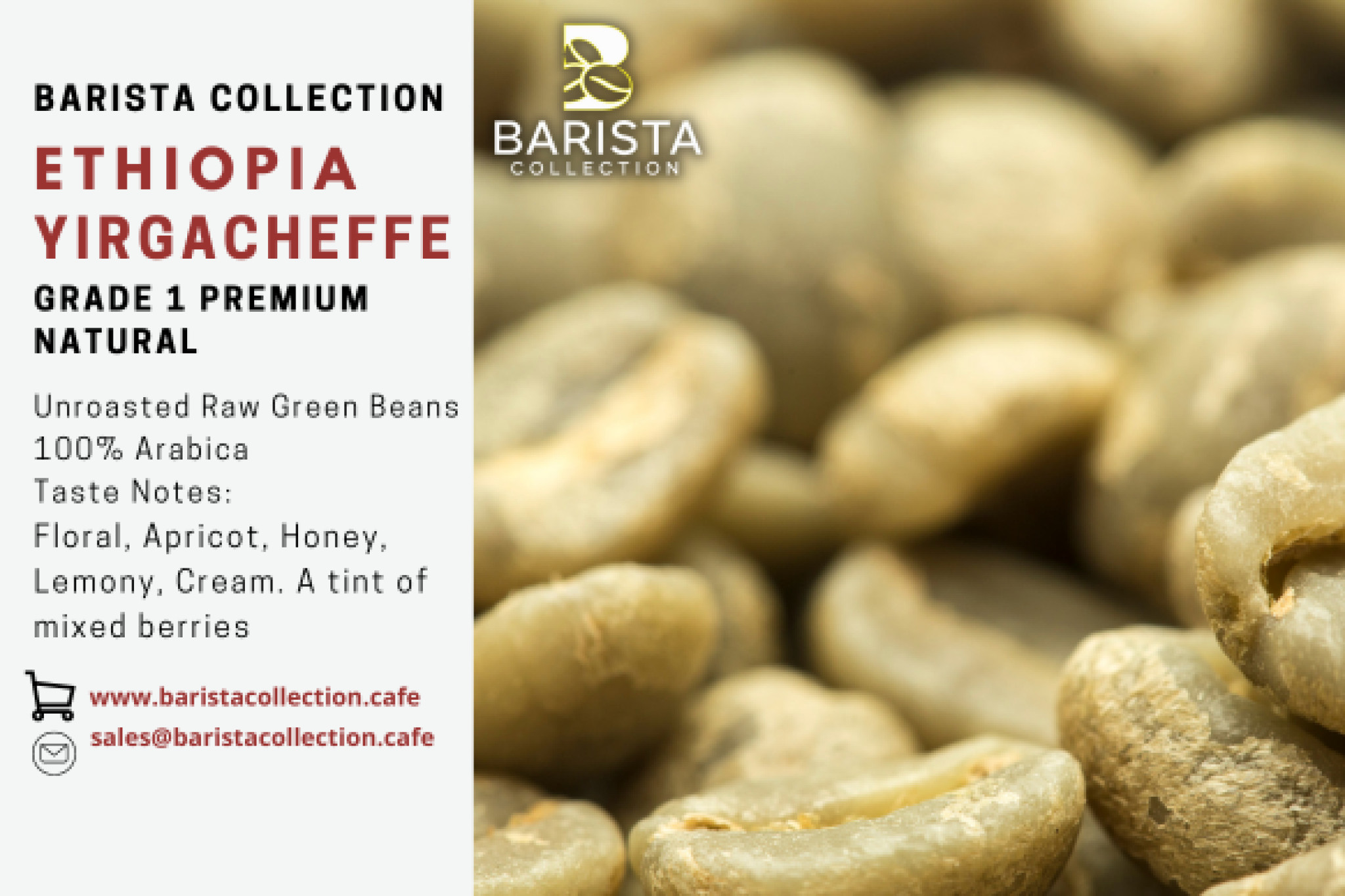 Ethiopia Yirgacheffe Aricha Grade 1 Premium